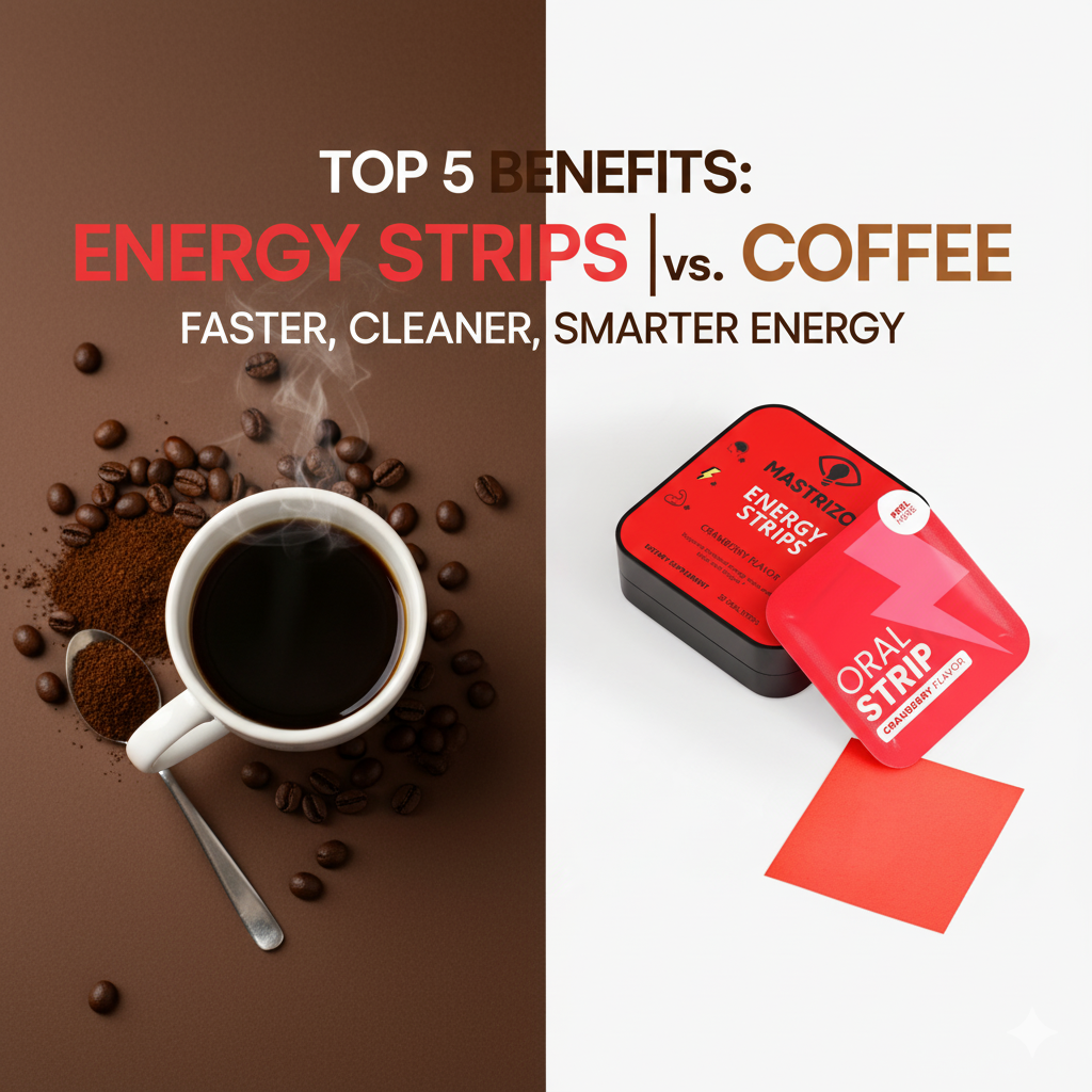 Top 5 Benefits of Energy Strips Over Coffee for Your Morning Boost